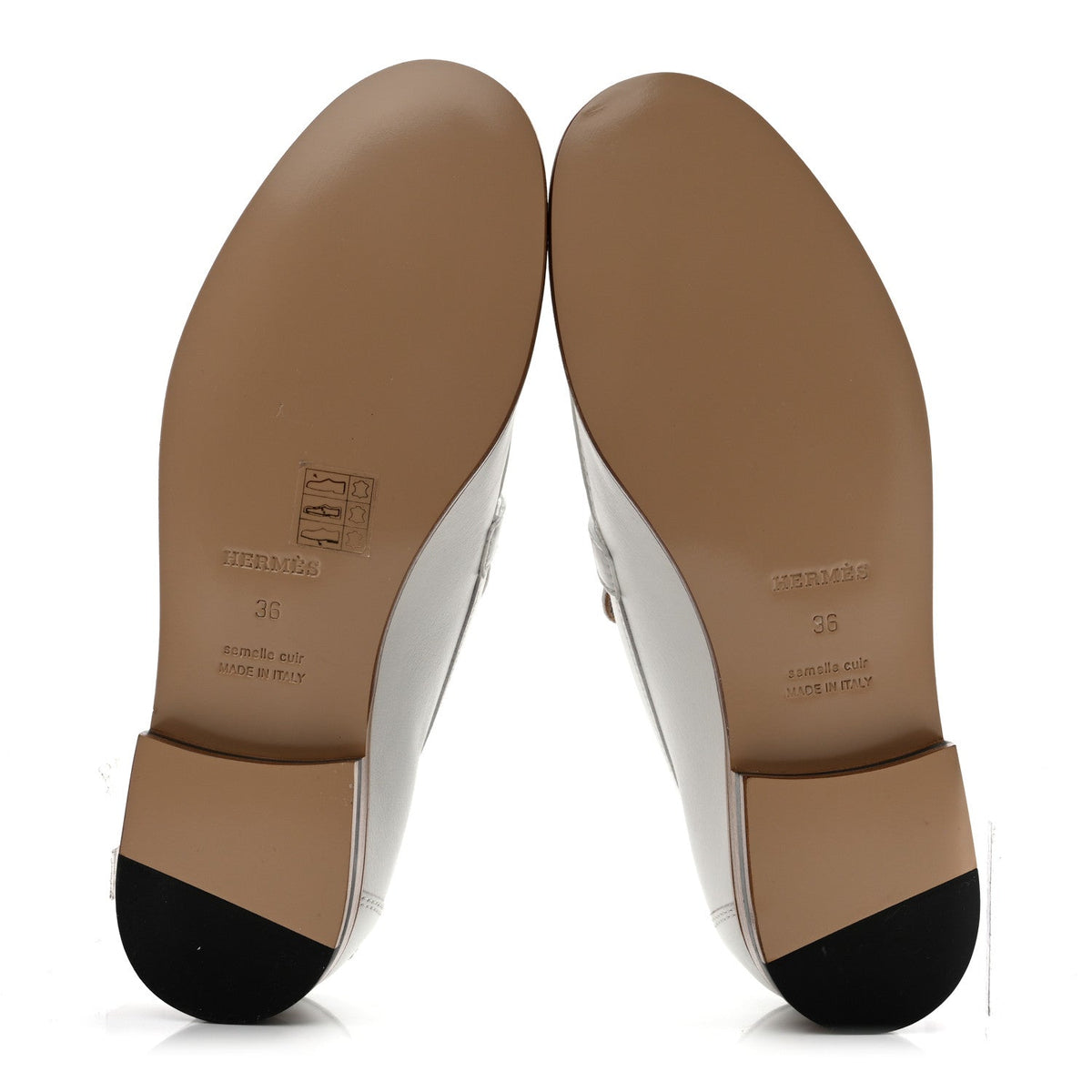 Calfskin Womens Destin Loafers 36 White wholesalehk.shop