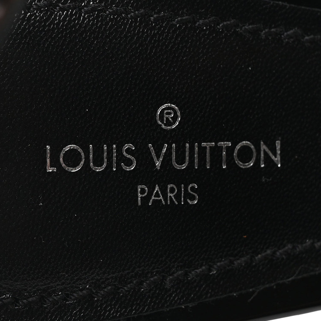 Patent Monogram Call Back Sandals 37 Black £¨ Direct shipment via from wholesalehk.shop