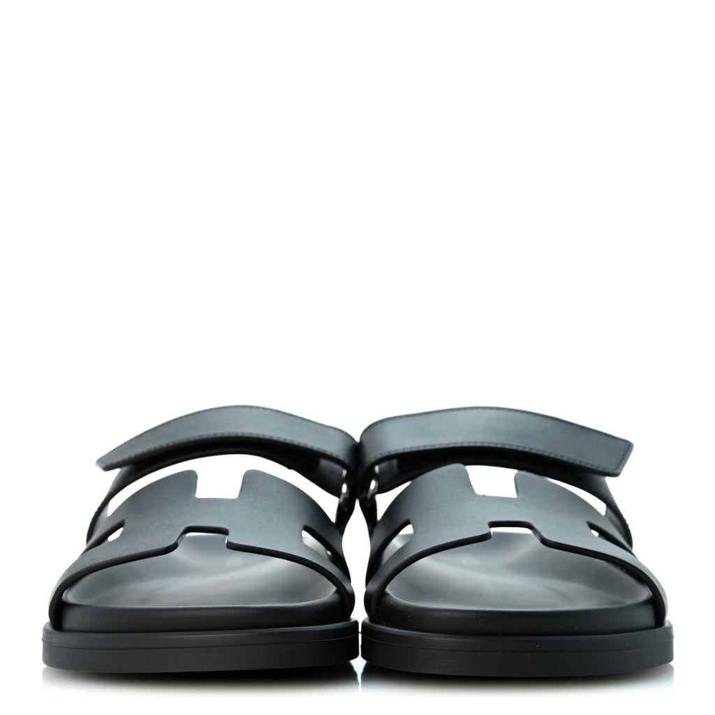 Calfskin Womens Chypre Sandals 36.5 Black wholesalehk.shop