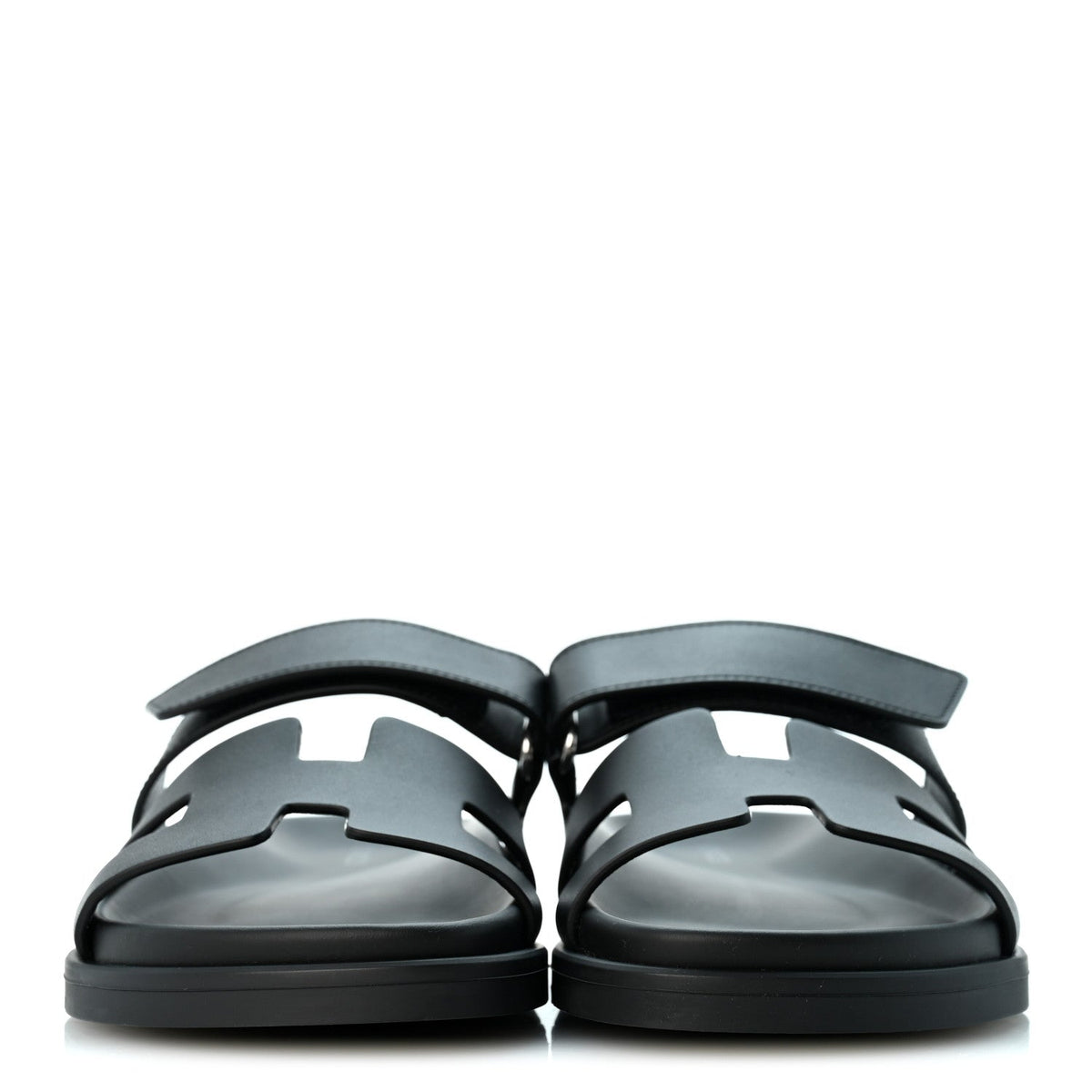 Calfskin Womens Chypre Sandals 36.5 Black wholesalehk.shop