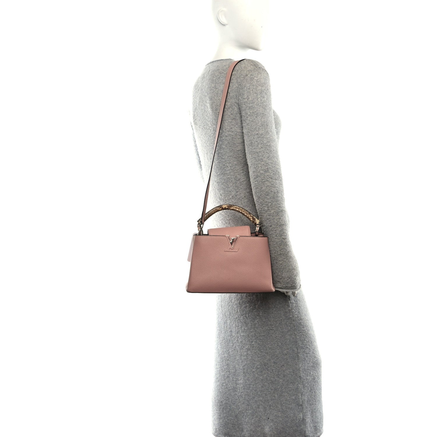 Taurillon Snakeskin Capucines BB £¨ Direct shipment via from wholesalehk.shop