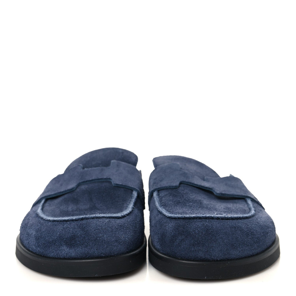 Suede Calfskin Mens Go Mules 40 Bleu Celeste wholesalehk.shop