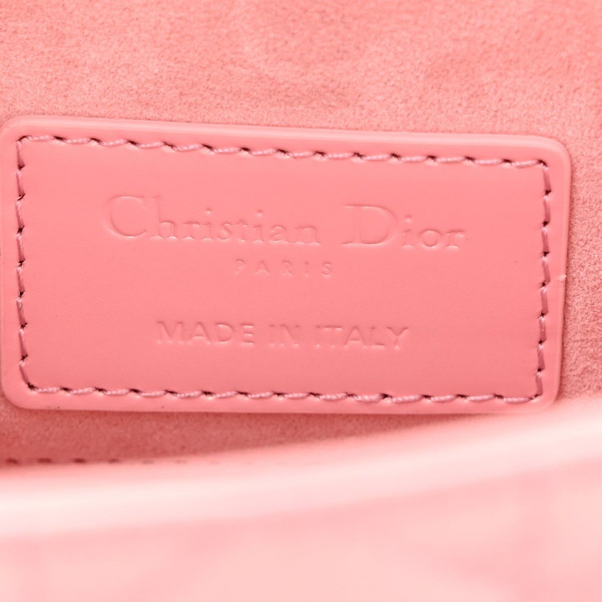 Metallic Lambskin Cannage Small Lady D-Joy Pink wholesalehk.shop