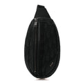 Grained Calfskin Oblique Scarab Sling Bag Black wholesalehk.shop