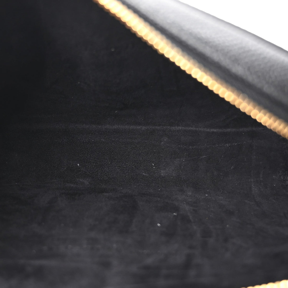 Grained Calfskin Caro Double Pouch Black wholesalehk.shop