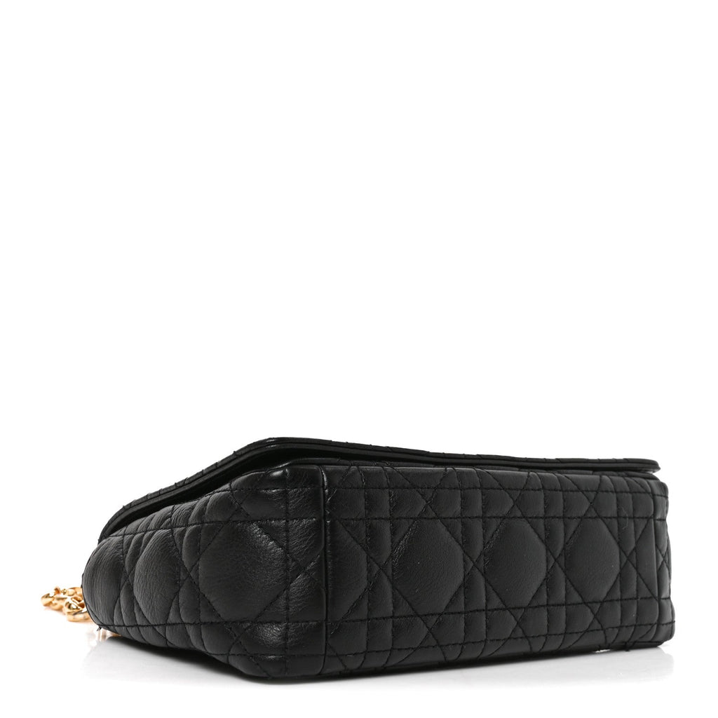 Calfskin Cannage Small Caro Bag Black wholesalehk.shop
