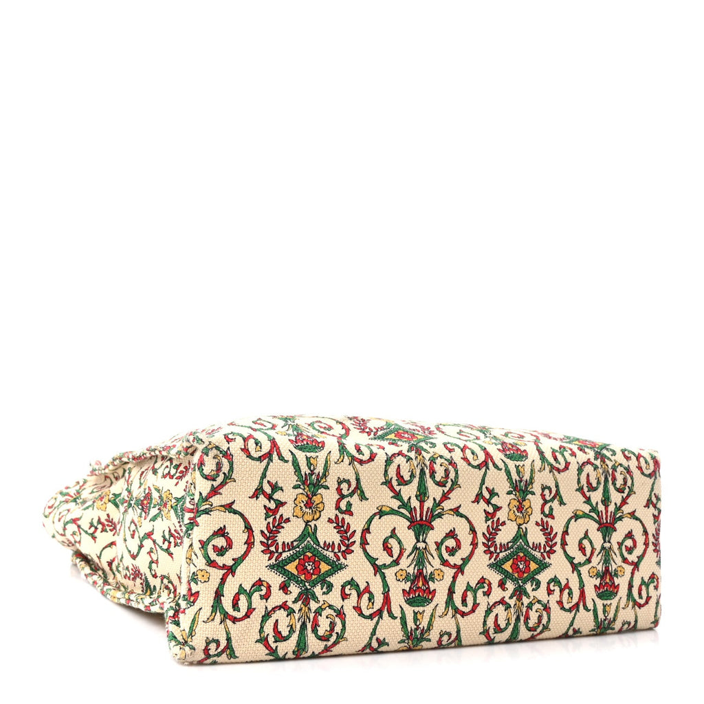 Canvas Garden Store Floral Vertical Tote Multicolor wholesalehk.shop