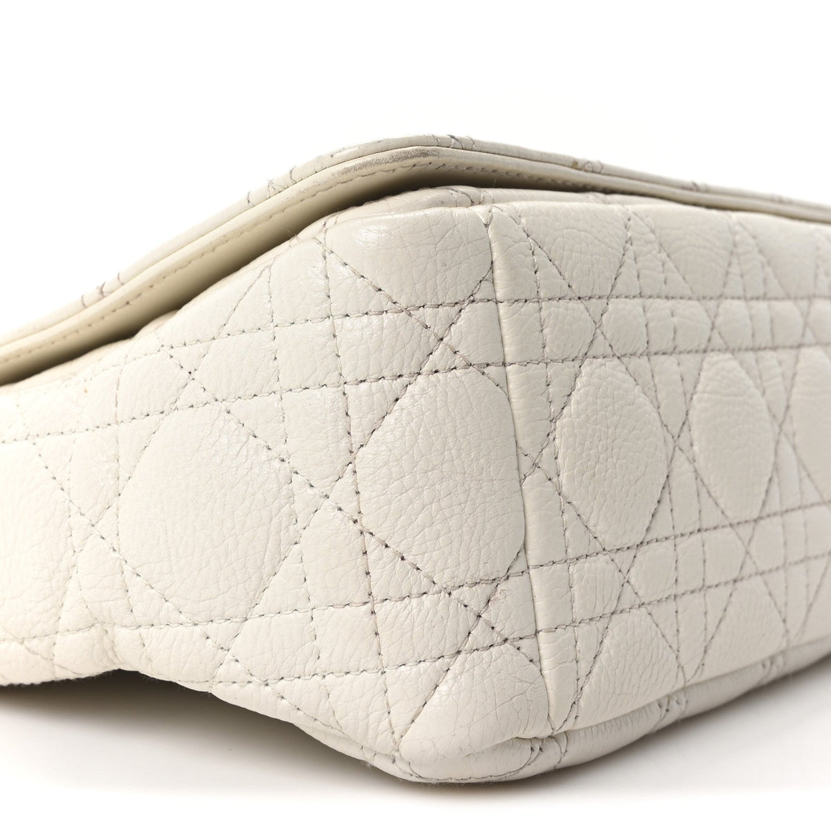 Supple Calfskin Cannage Medium Caro Bag Ivory wholesalehk.shop