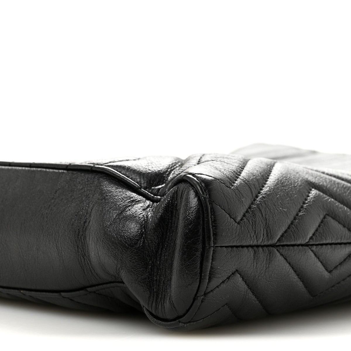 Vintage Calfskin Matelasse Medium GG Marmont Slim Tote Black wholesalehk.shop