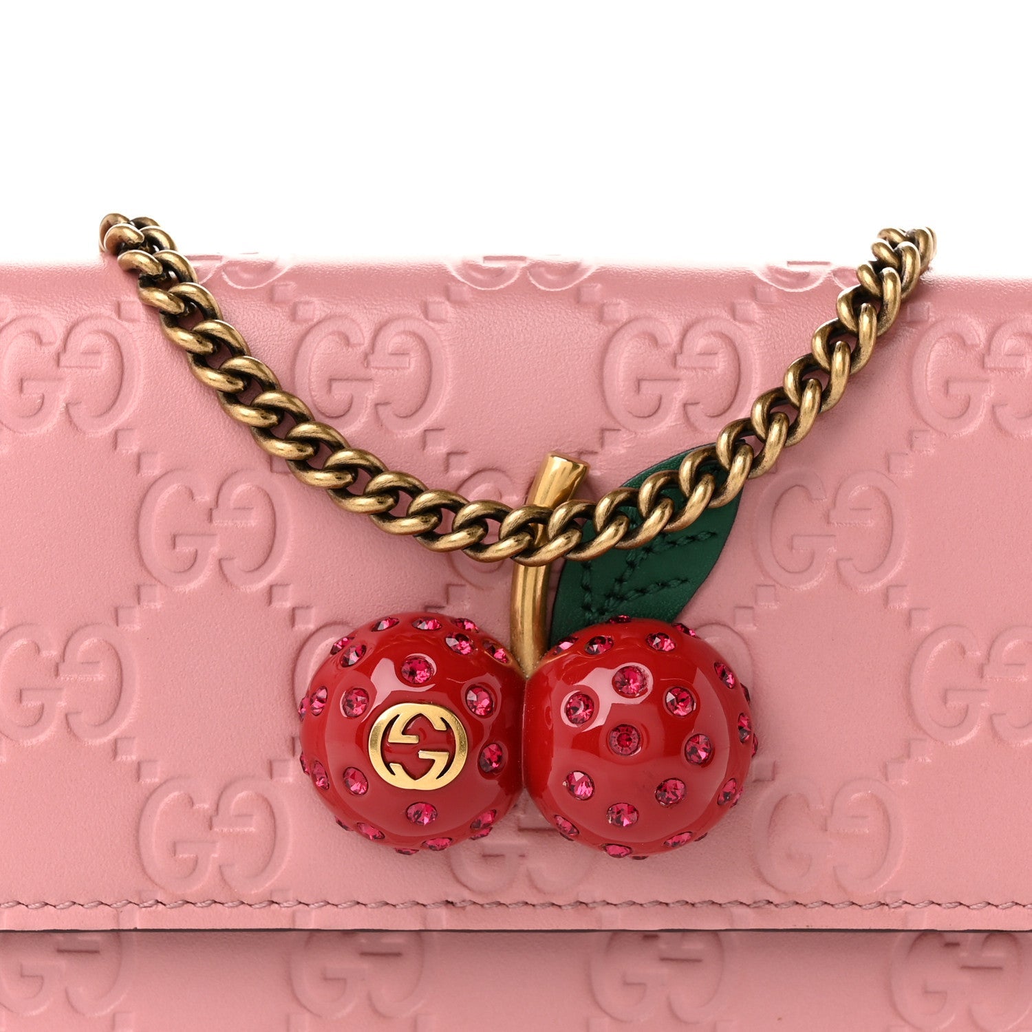 Guccissima Mini Cherry Chain Bag Rose £¨ Direct shipment via from wholesalehk.shop