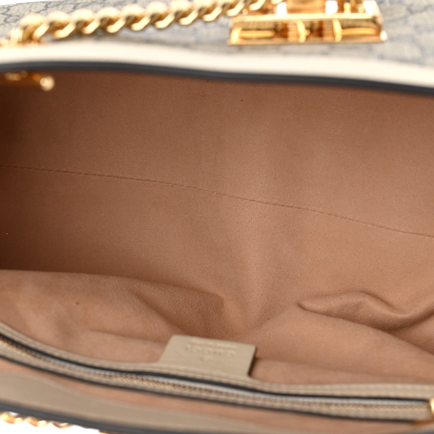 GG Supreme Monogram Medium Padlock Tote White £¨ Direct shipment via from wholesalehk.shop