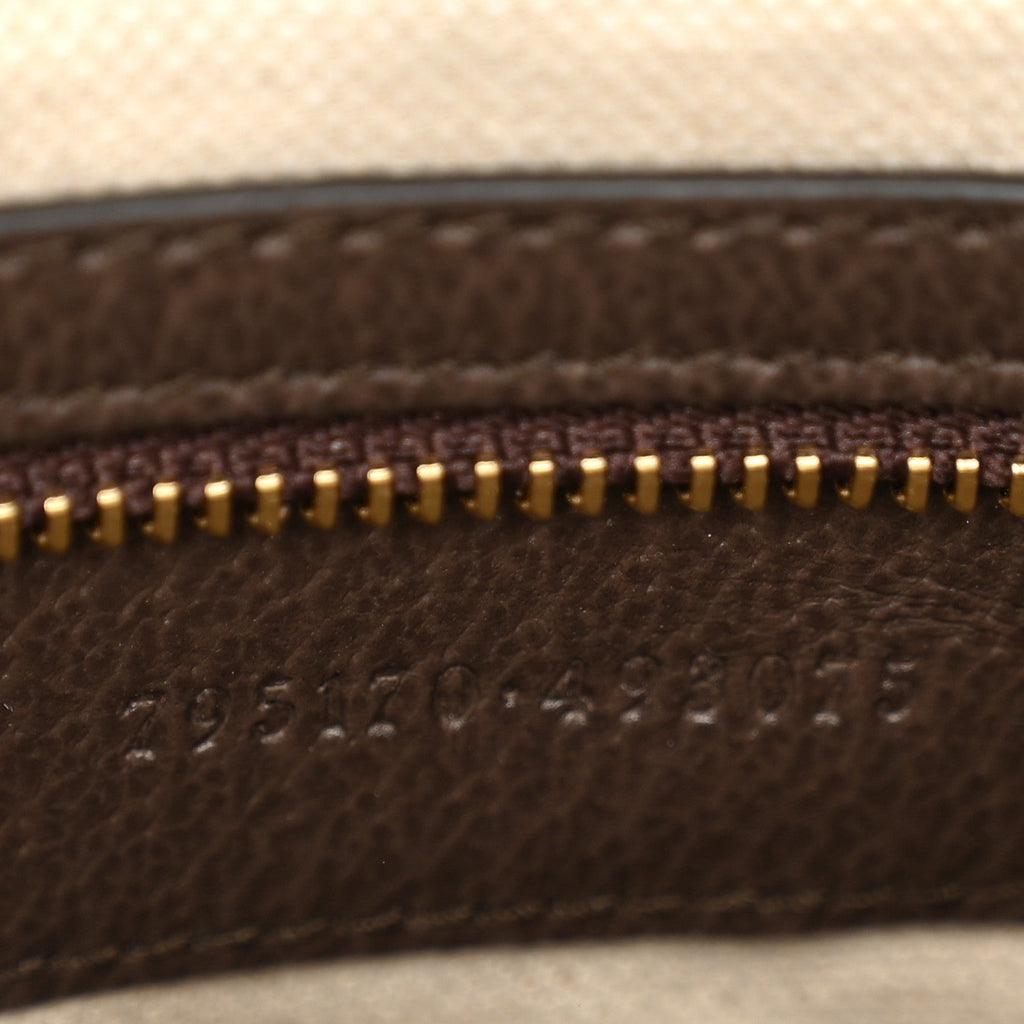 GG Supreme Monogram Textured Calfskin Web Super Mini Ophidia Shoulder Bag Beige Ebony New Acero wholesalehk.shop