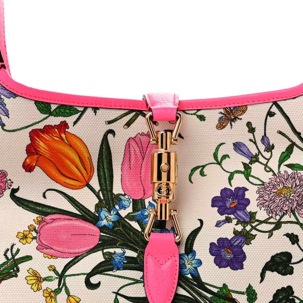 Canvas Flora Medium Jackie Hobo Fuchsia £¨ Direct shipment via from wholesalehk.shop