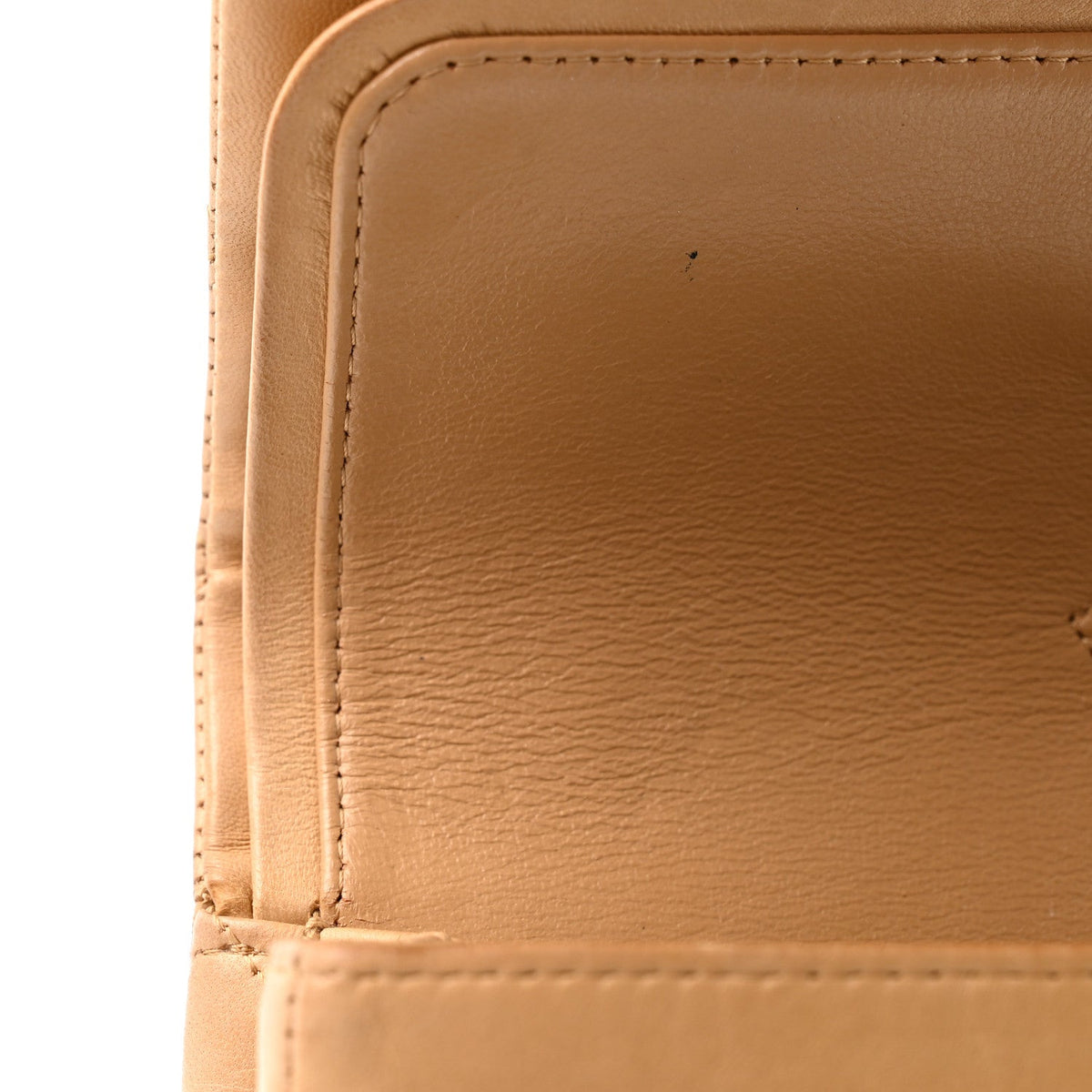 Lambskin Quilted Medium Double Flap Beige wholesalehk.shop