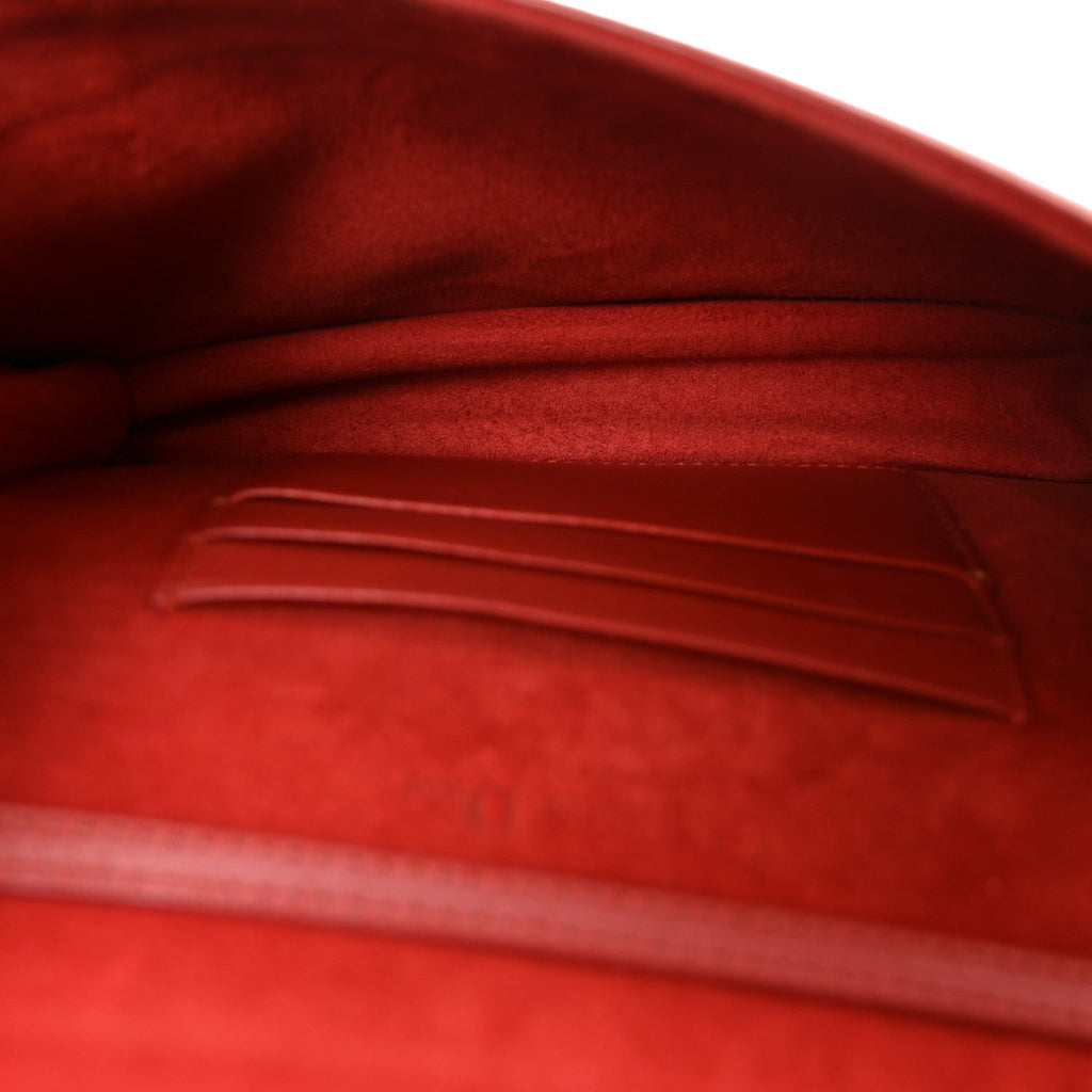 Calfskin Studded Diorama Flap Bag Red ¡§ Direct shipment via from wholesalehk.shop