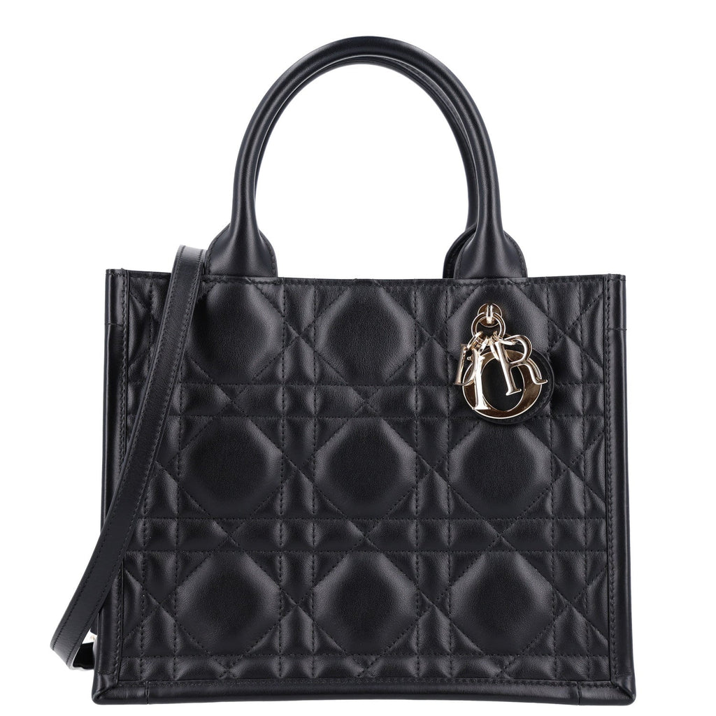 Calfskin Macro Cannage Small Book Tote Black £¨ Direct shipment via from wholesalehk.shop