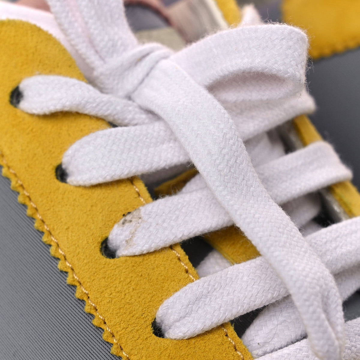 Technical Canvas Suede Goatskin Bouncing Sneakers 36 Gris Multicolor wholesalehk.shop