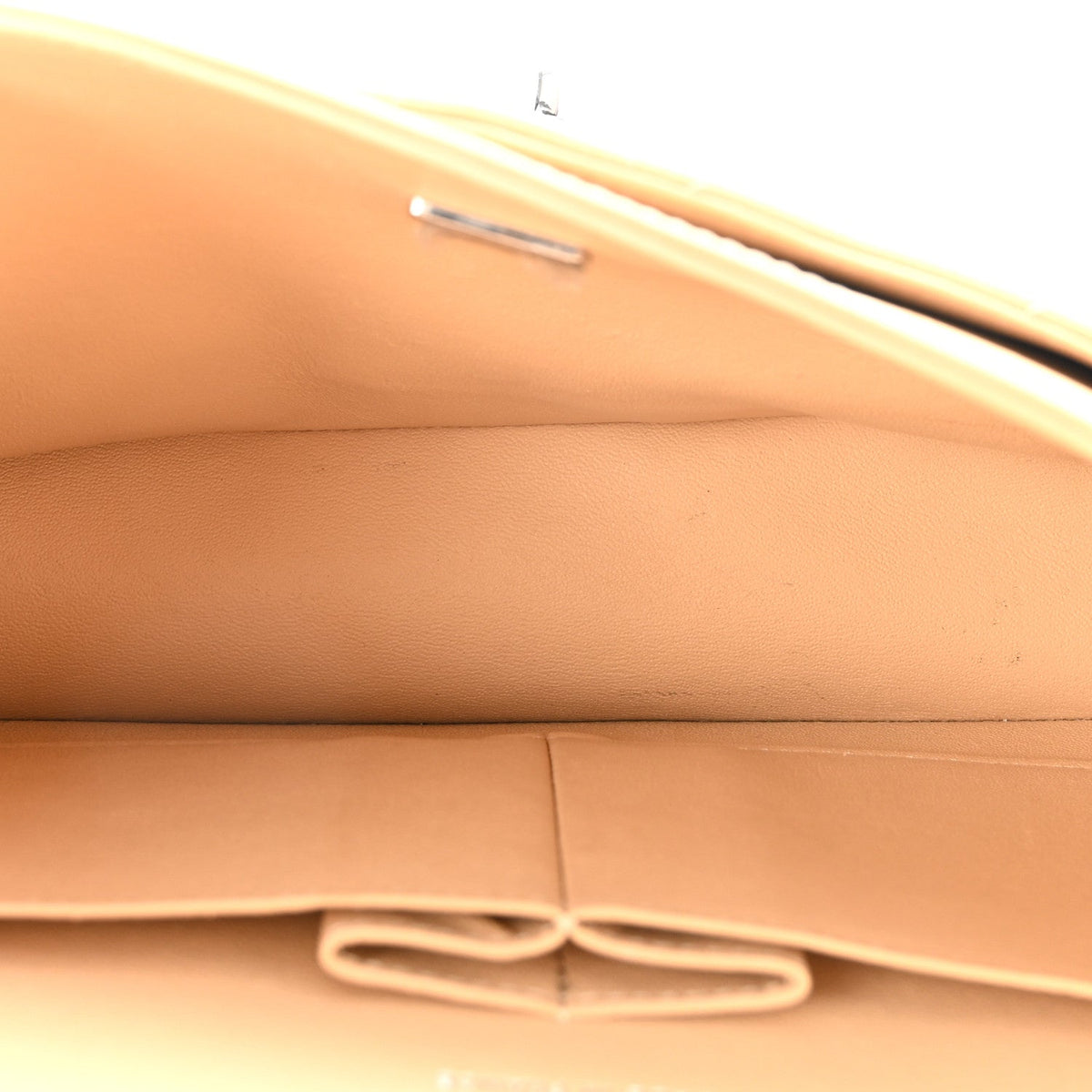 Caviar Quilted Medium Double Flap Beige wholesalehk.shop