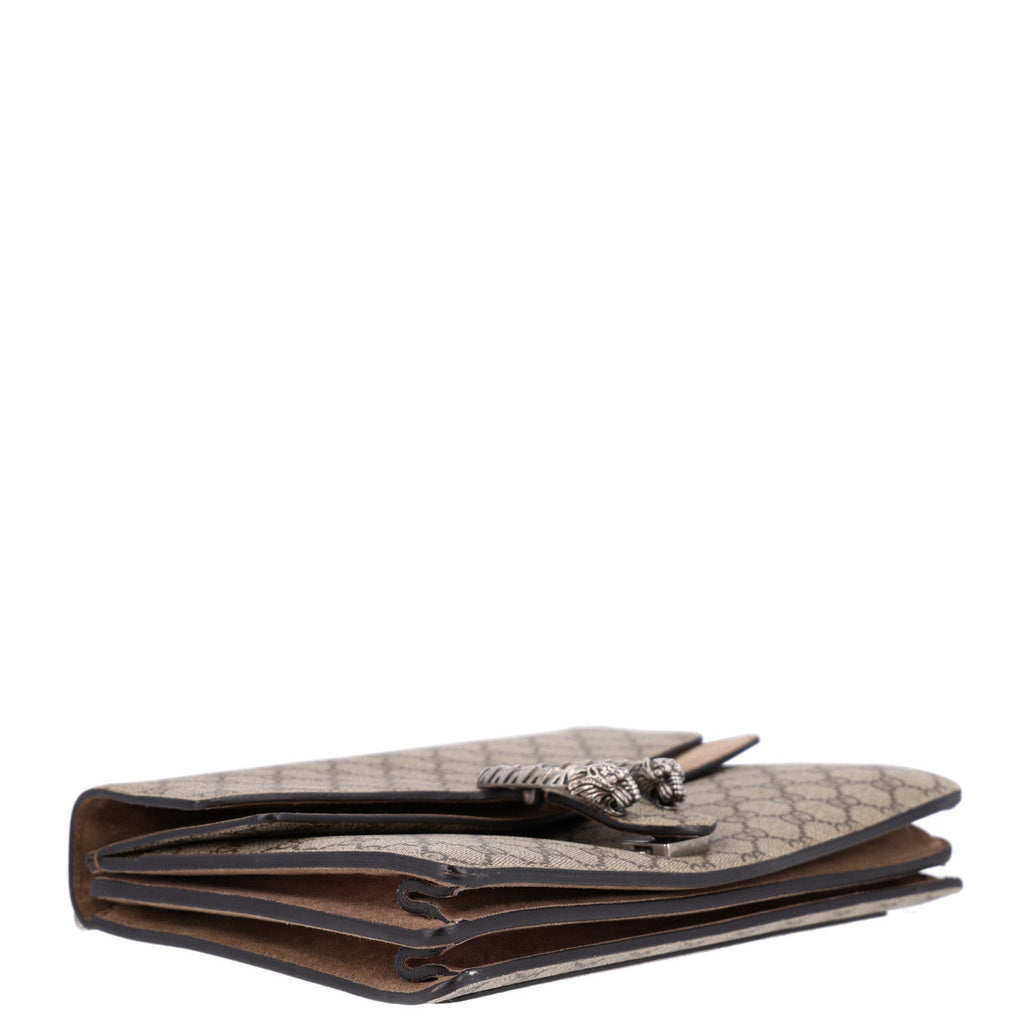 GG Supreme Monogram Medium Dionysus Shoulder Bag Taupe wholesalehk.shop
