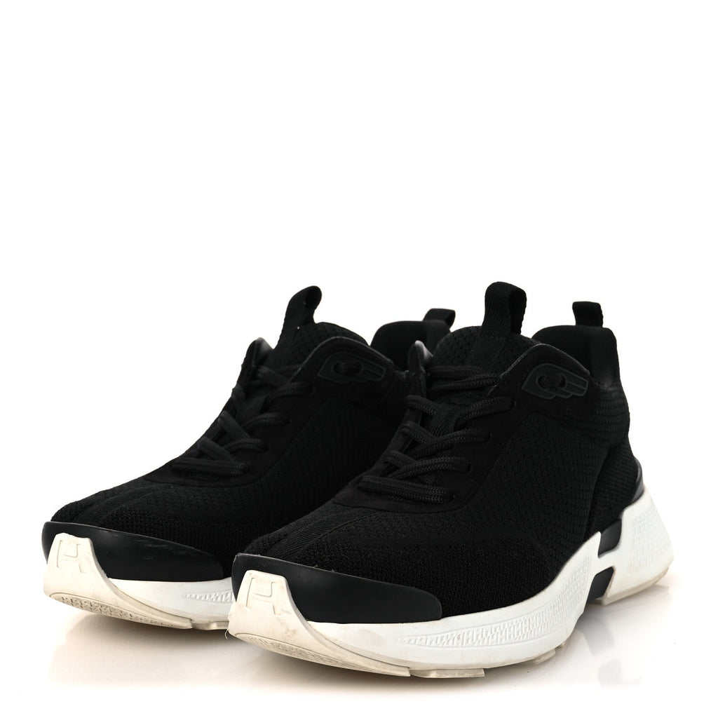 Technical Knit Suede Heros Sneakers 40 Black wholesalehk.shop