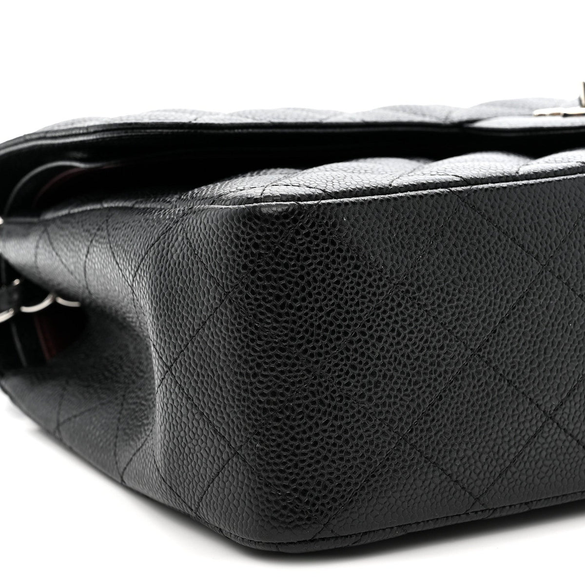 Caviar Quilted Jumbo Double Flap Black wholesalehk.shop