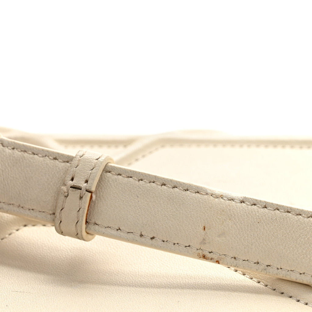 Lambskin Sequin Medium Diorama Flap Bag White ¡§ Direct shipment via from wholesalehk.shop