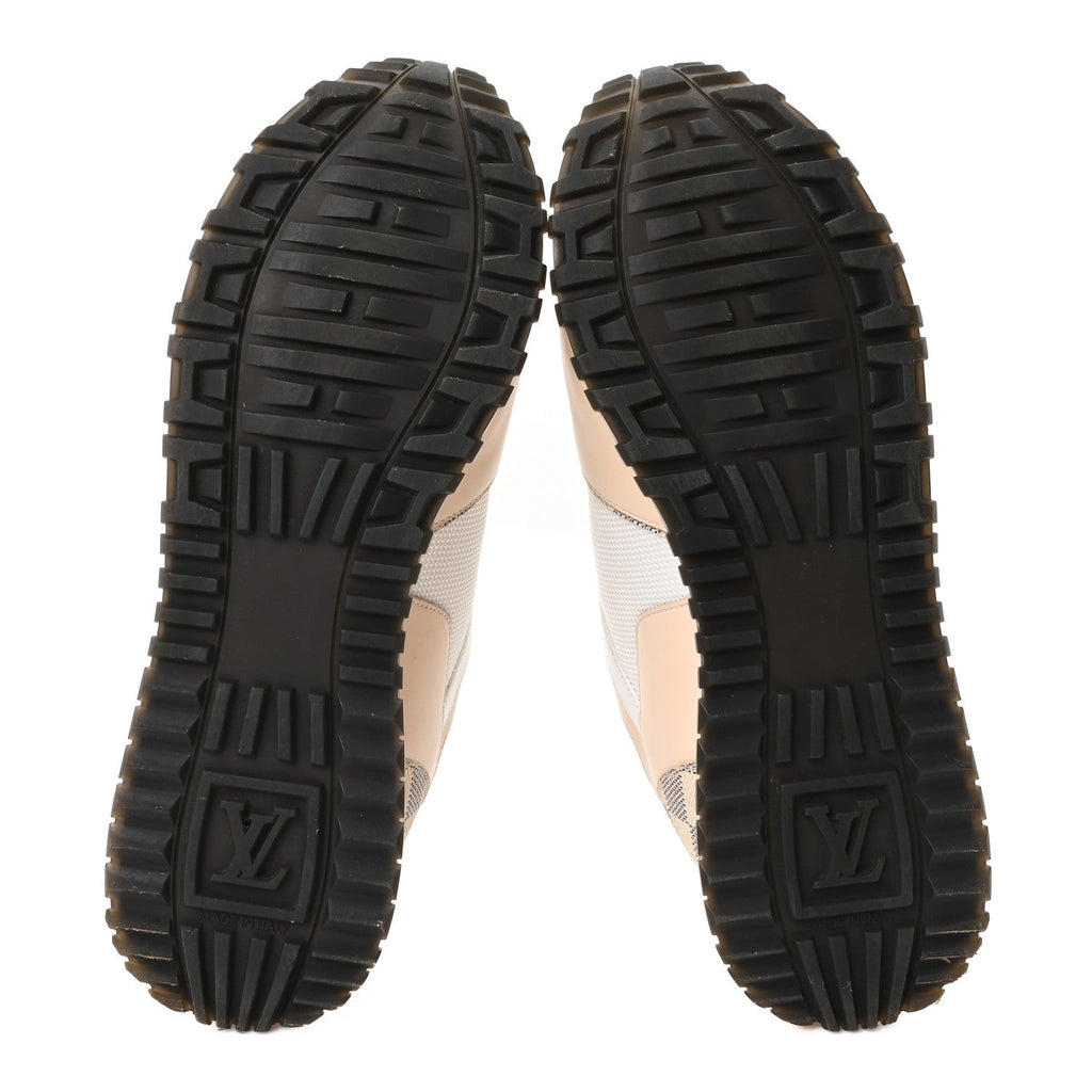 Calfskin Damier Azur Run Away Sneakers 39 White £¨ Direct shipment via from wholesalehk.shop