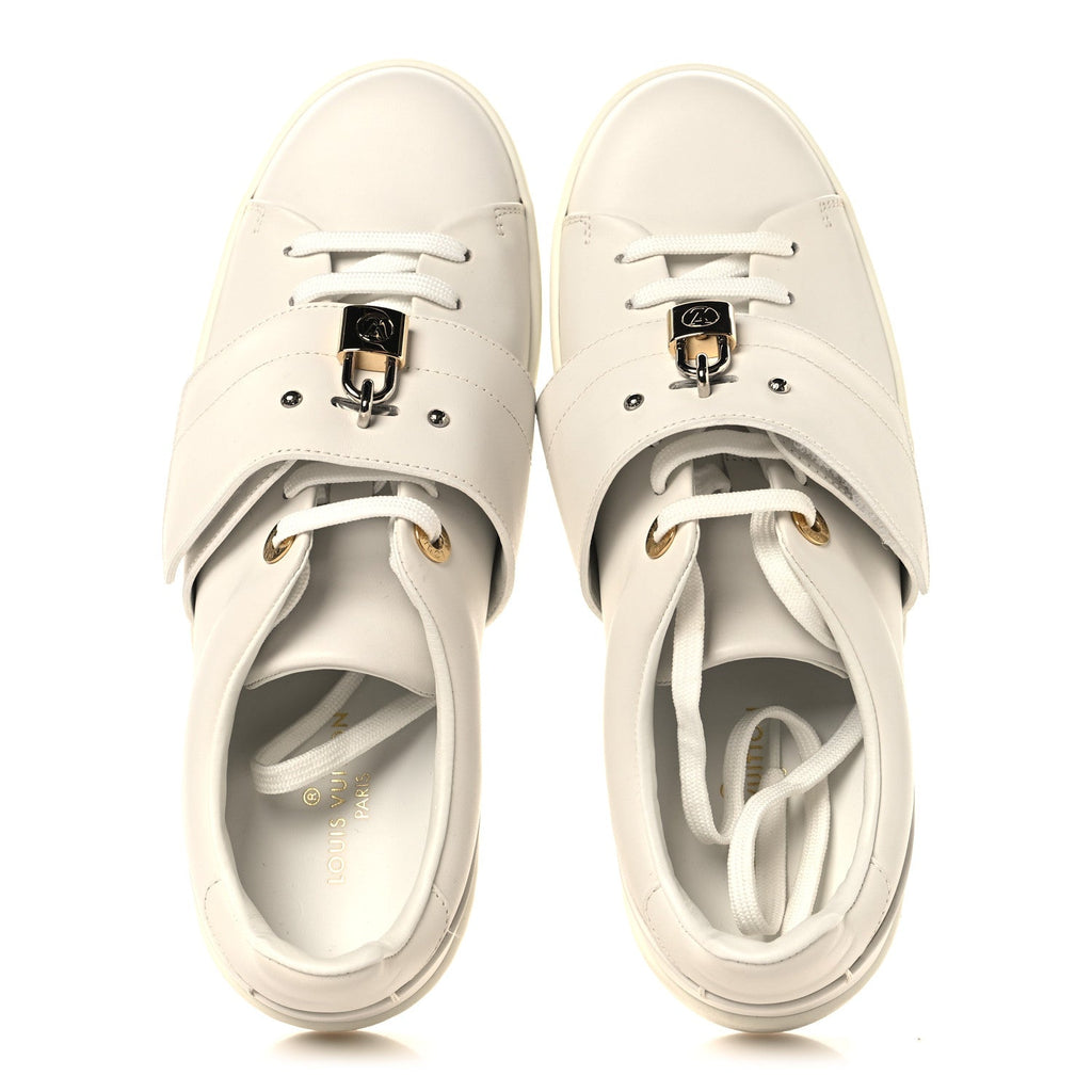 Calfskin Front Row Sneaker 36.5 White £¨ Direct shipment via from wholesalehk.shop