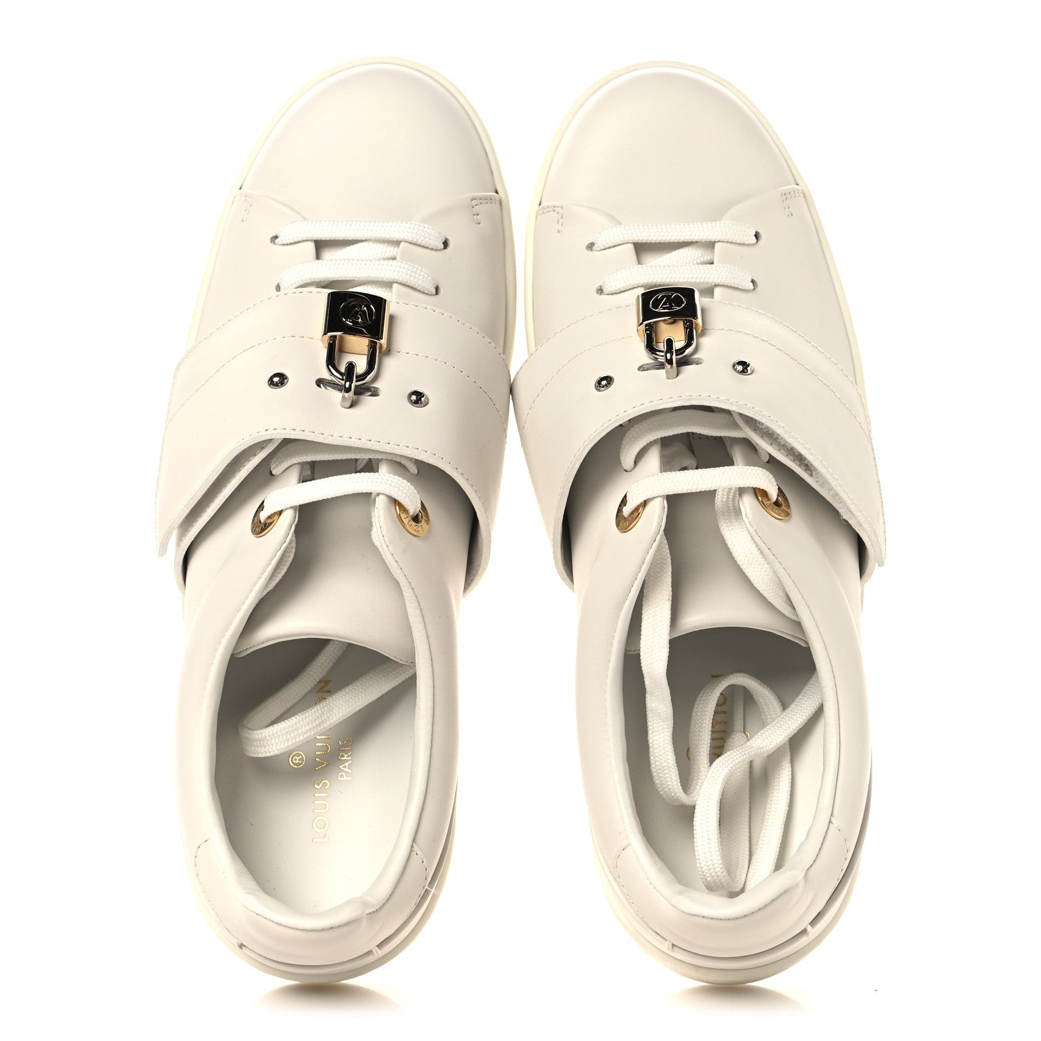 Calfskin Front Row Sneaker 36.5 White £¨ Direct shipment via from wholesalehk.shop
