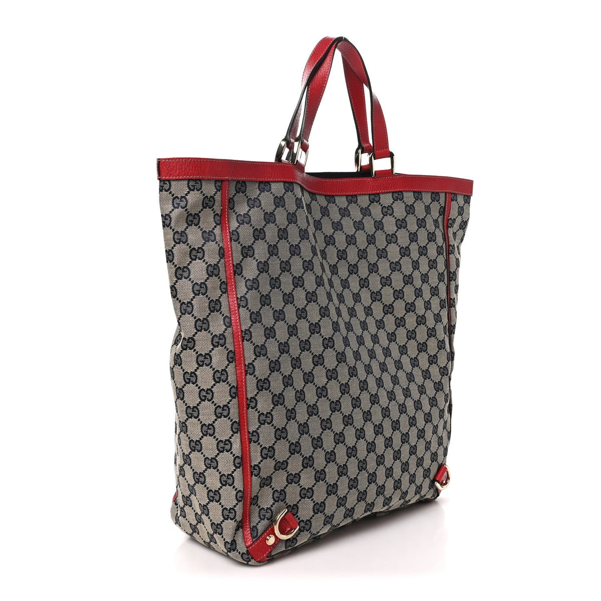 Monogram Abbey Tote Navy Red wholesalehk.shop