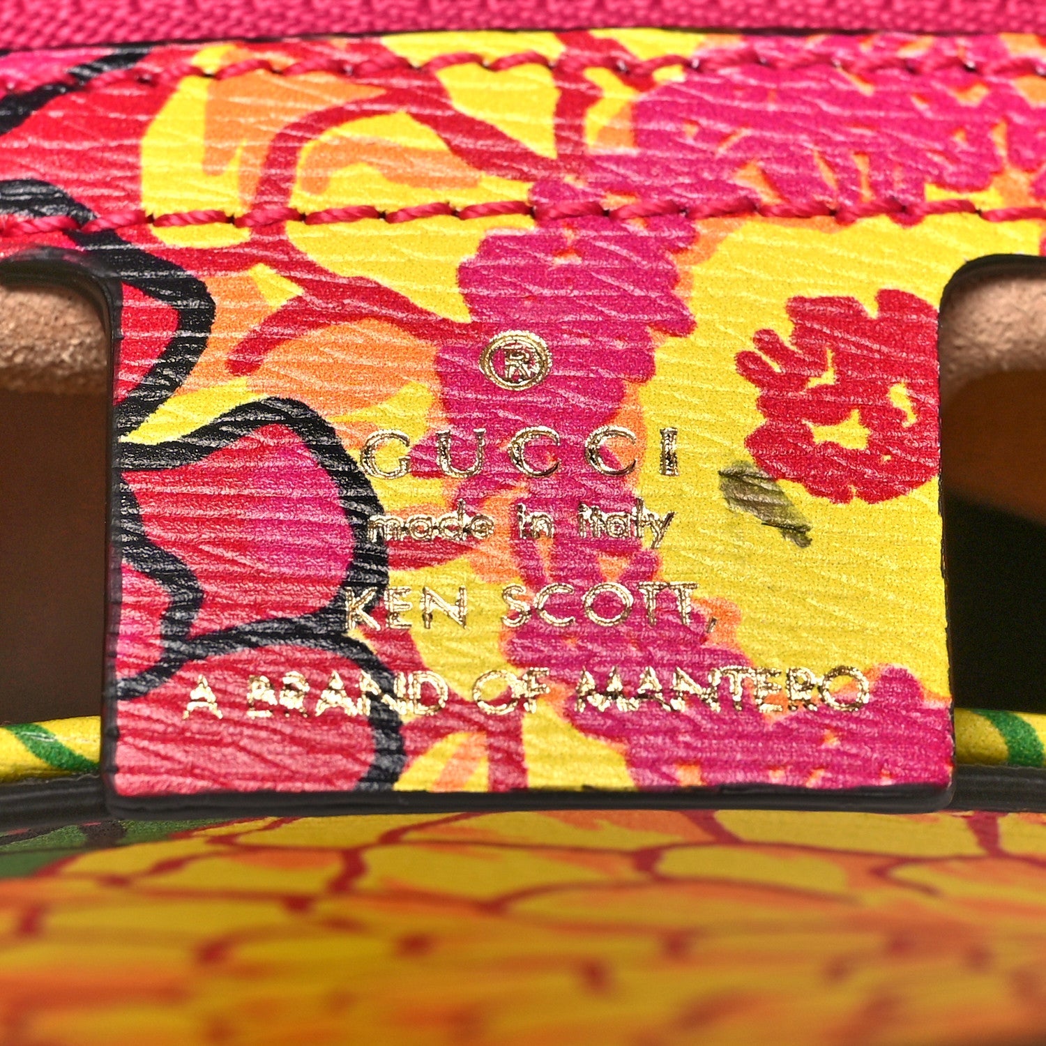 X KEN SCOTT Textured Calfskin Pomponica Print Small Jackie 1961 Hobo Multicolor Fuxia Pompon £¨ Direct shipment via from wholesalehk.shop