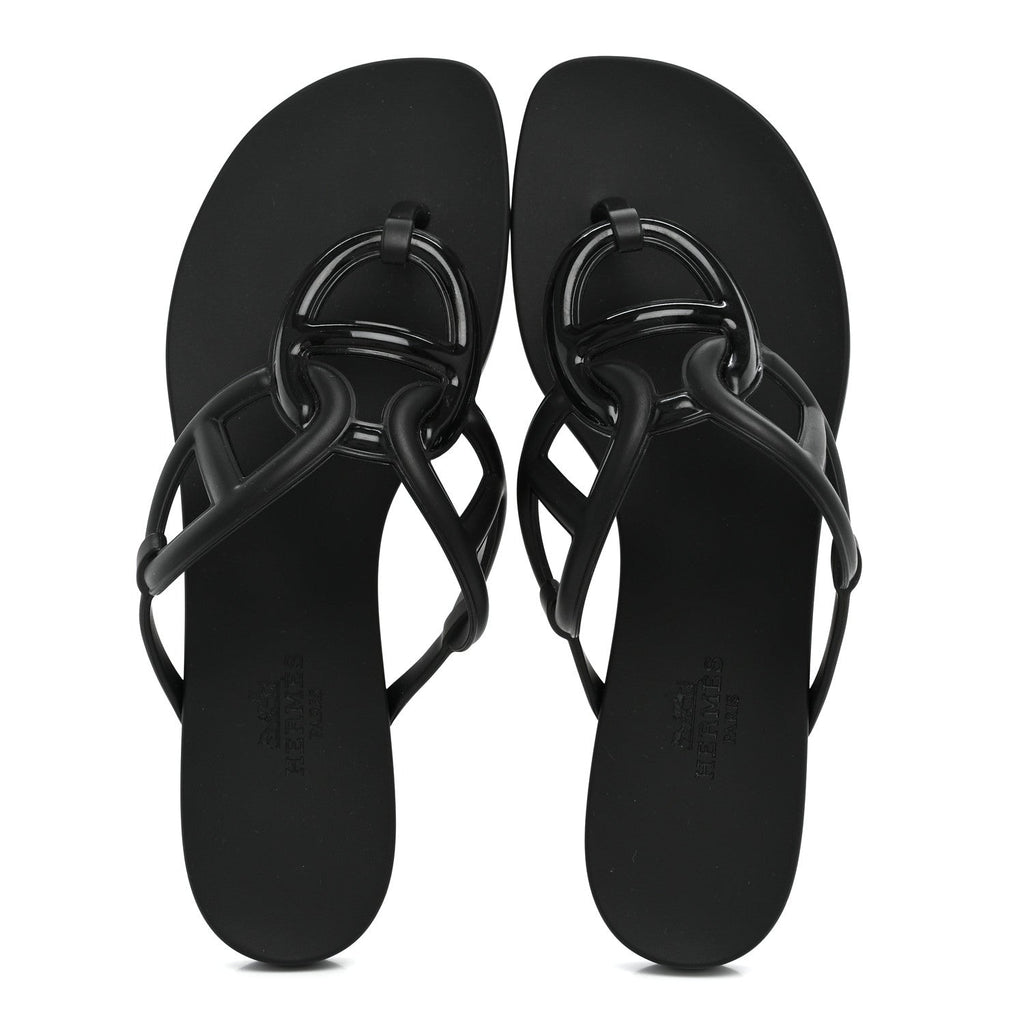 Rubber Womens Egerie Sandals 36 Black wholesalehk.shop