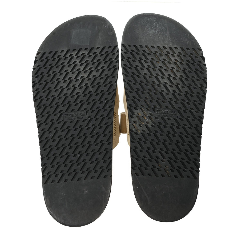 Suede Goatskin Womens Chypre Sandals 38 Beige Sable wholesalehk.shop