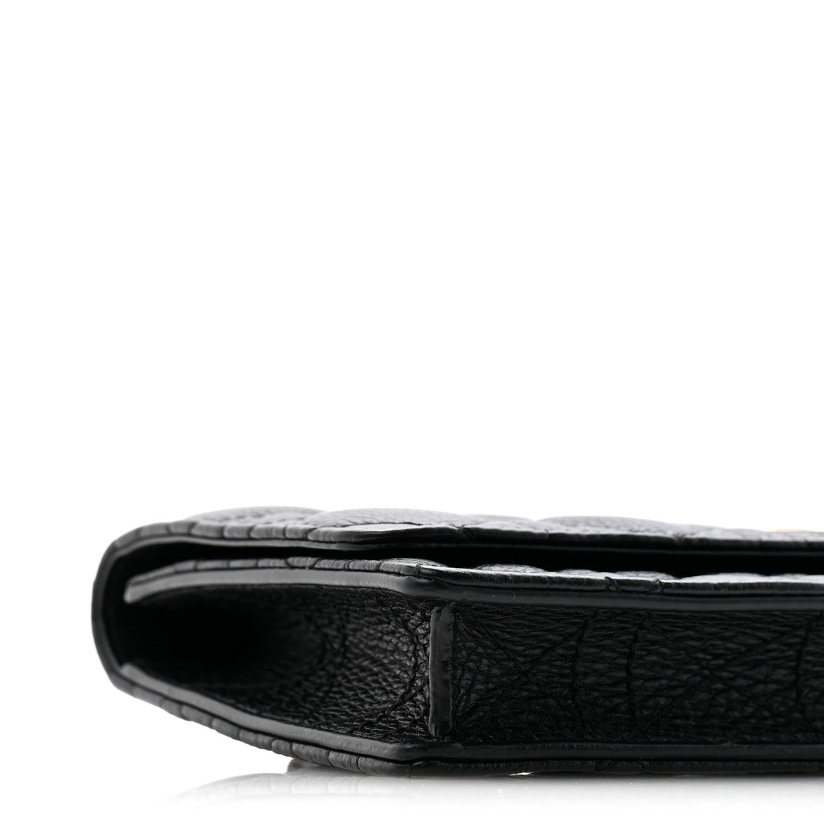 Supple Calfskin Cannage Caro Belt Pouch with Chain Black wholesalehk.shop