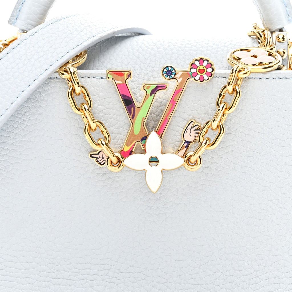 LV X TM Taurillon Capucines East West Mini Olympe Blue £¨ Direct shipment via from wholesalehk.shop
