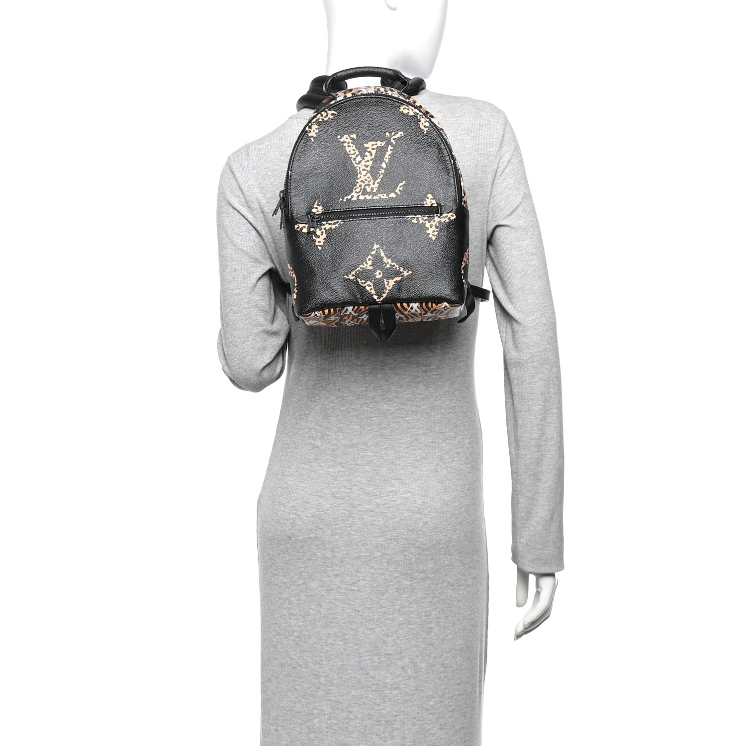 Monogram Giant Jungle Palm Springs Backpack PM Black £¨ Direct shipment via from wholesalehk.shop