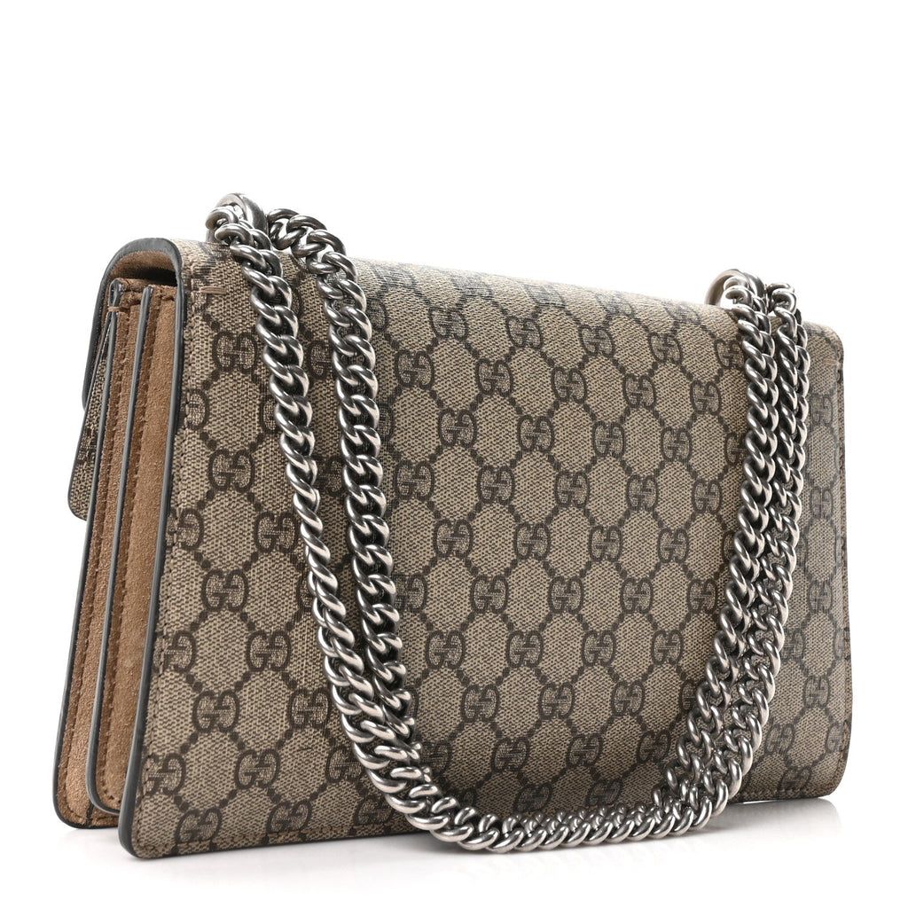 GG Supreme Monogram Small Dionysus Shoulder Bag Taupe wholesalehk.shop
