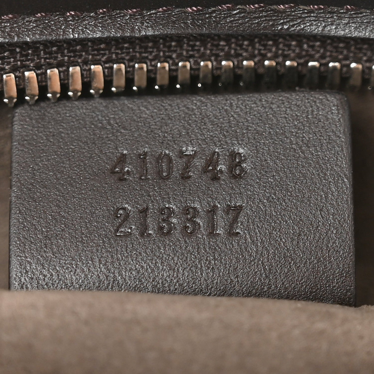GG Supreme Monogram Medium Zippered Tote Dark Brown wholesalehk.shop