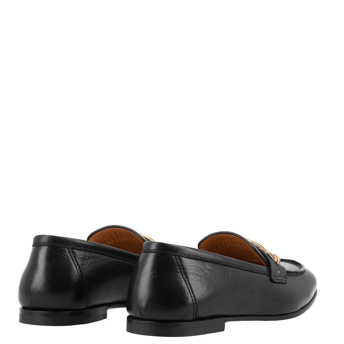 Calfskin Womens Colette Loafers 35 Black wholesalehk.shop
