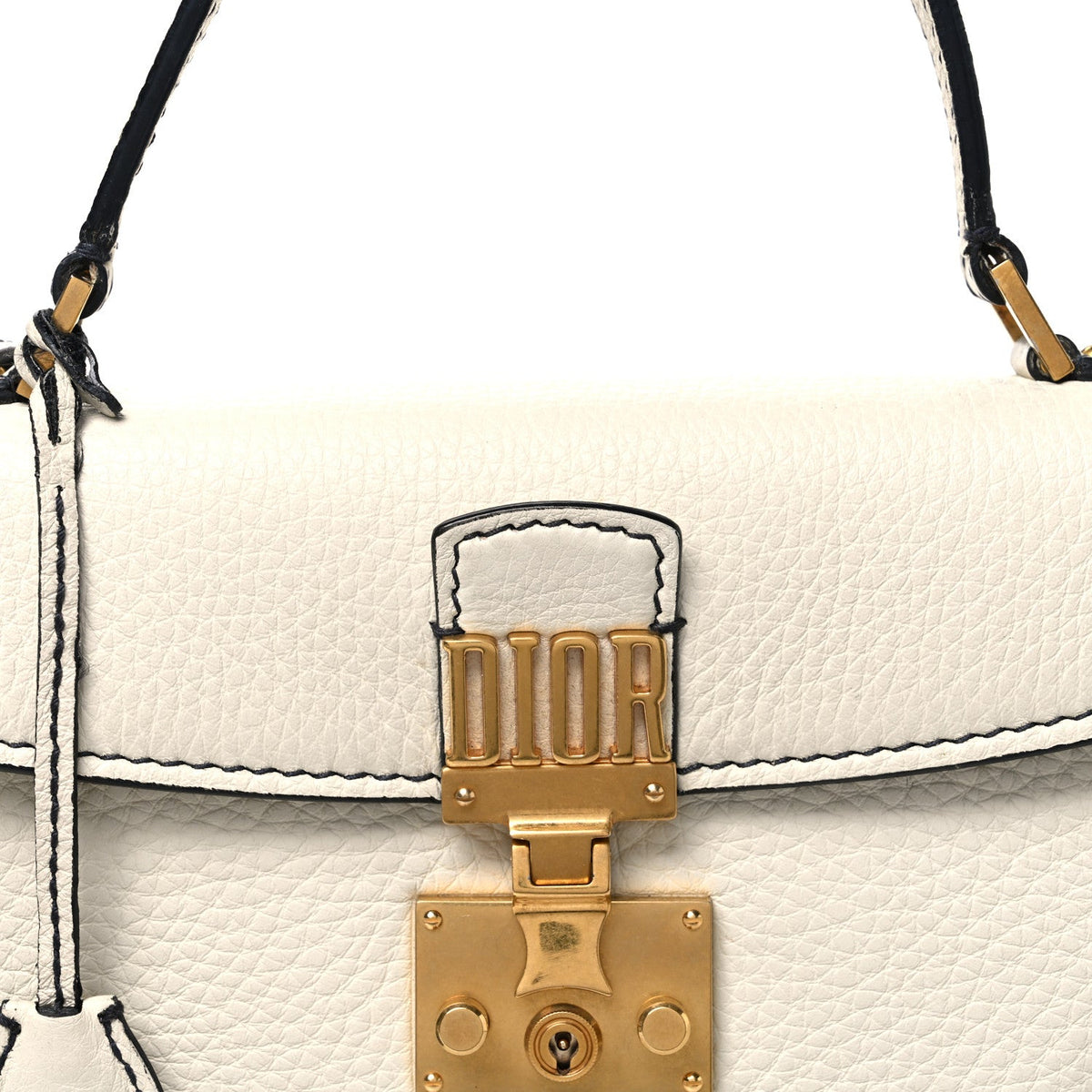 Calfskin Dioraddict Top Handle White wholesalehk.shop