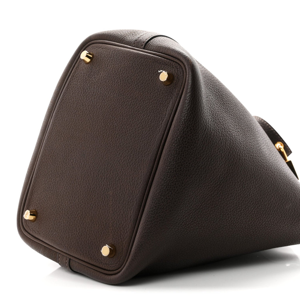 Taurillon Clemence Picotin Lock 18 PM Ebene £¨ Direct shipment via from wholesalehk.shop