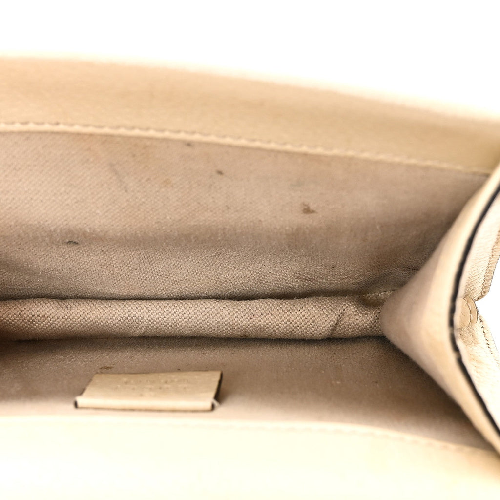 Textured Calfskin Crystal Mini Dionysus Shoulder Bag Mystic White wholesalehk.shop