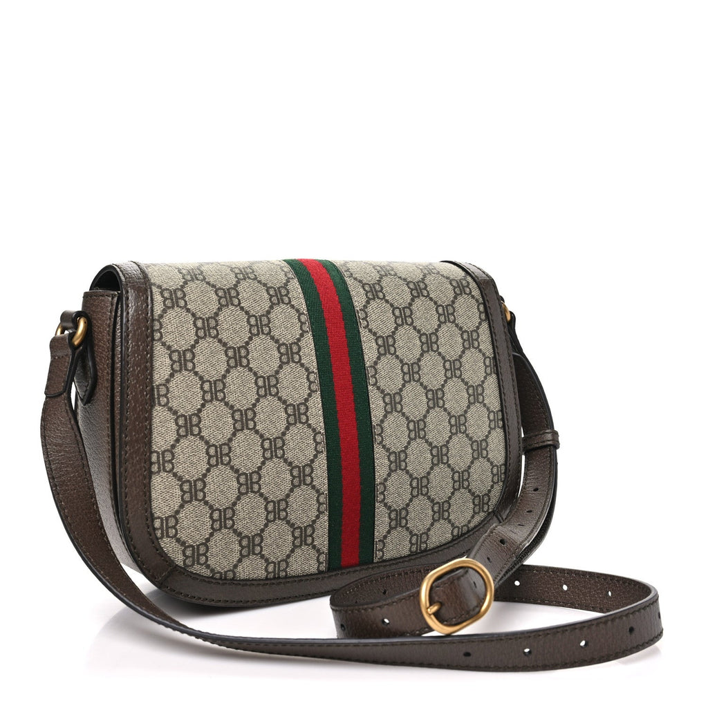 X  BB Supreme Monogram Web Small Ophidia Shoulder Bag Beige New Acero wholesalehk.shop