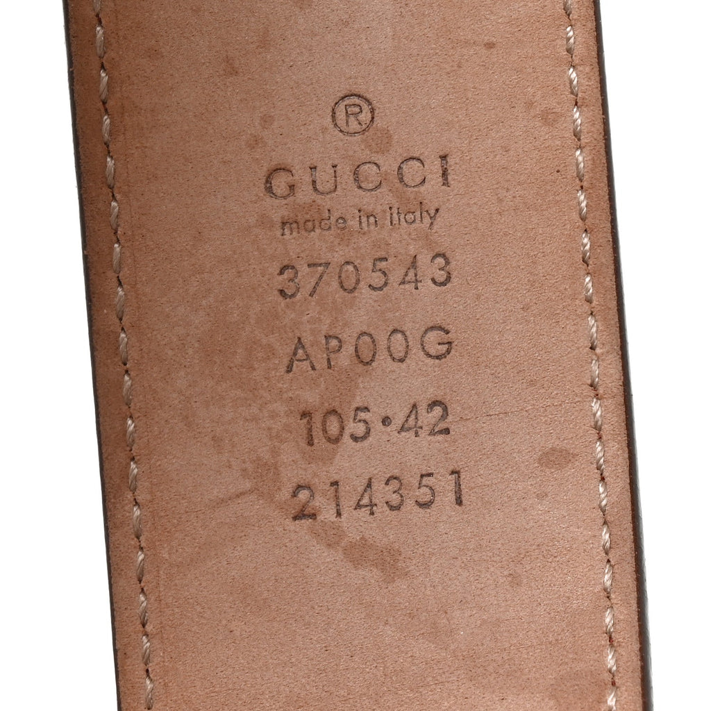 Guccissima Signature Interlocking G 37mm Belt 105 42 Hibiscus Red £¨ Direct shipment via from wholesalehk.shop