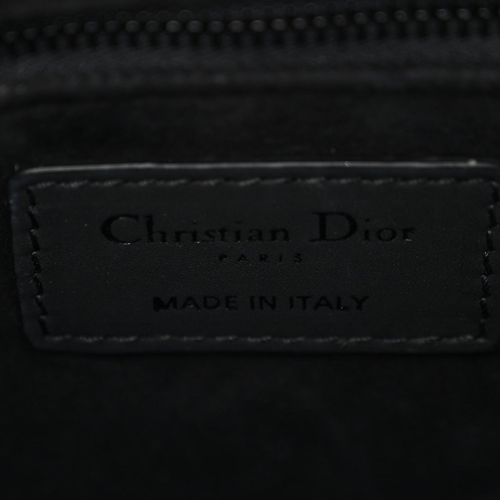 Ultra Matte Calfskin Cannage Small My ABCDior Lady Dior Black wholesalehk.shop