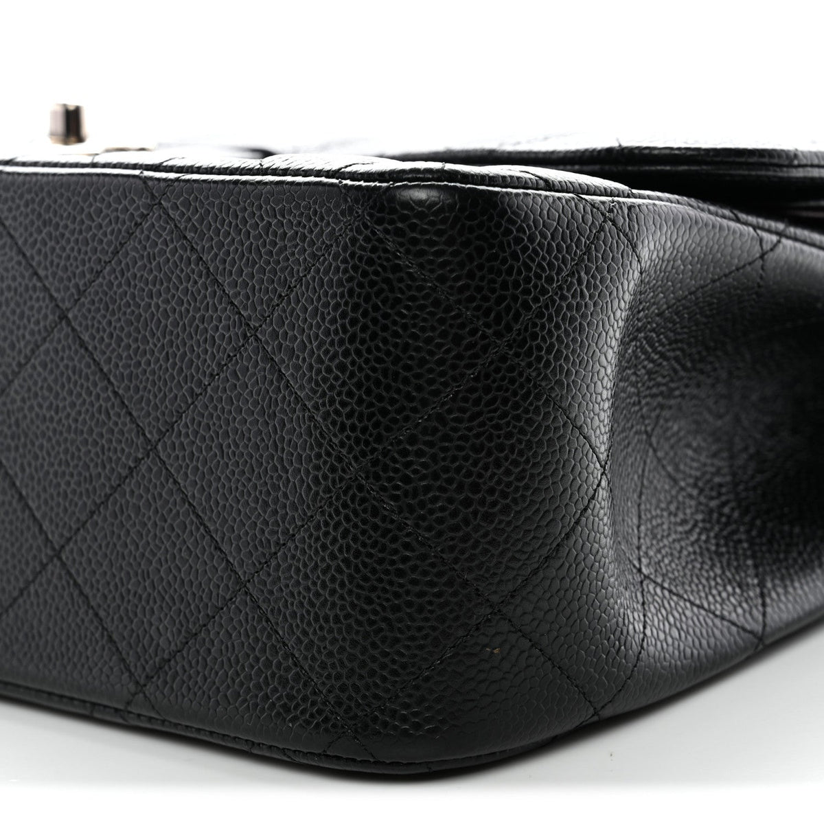Caviar Quilted Jumbo Double Flap Black wholesalehk.shop