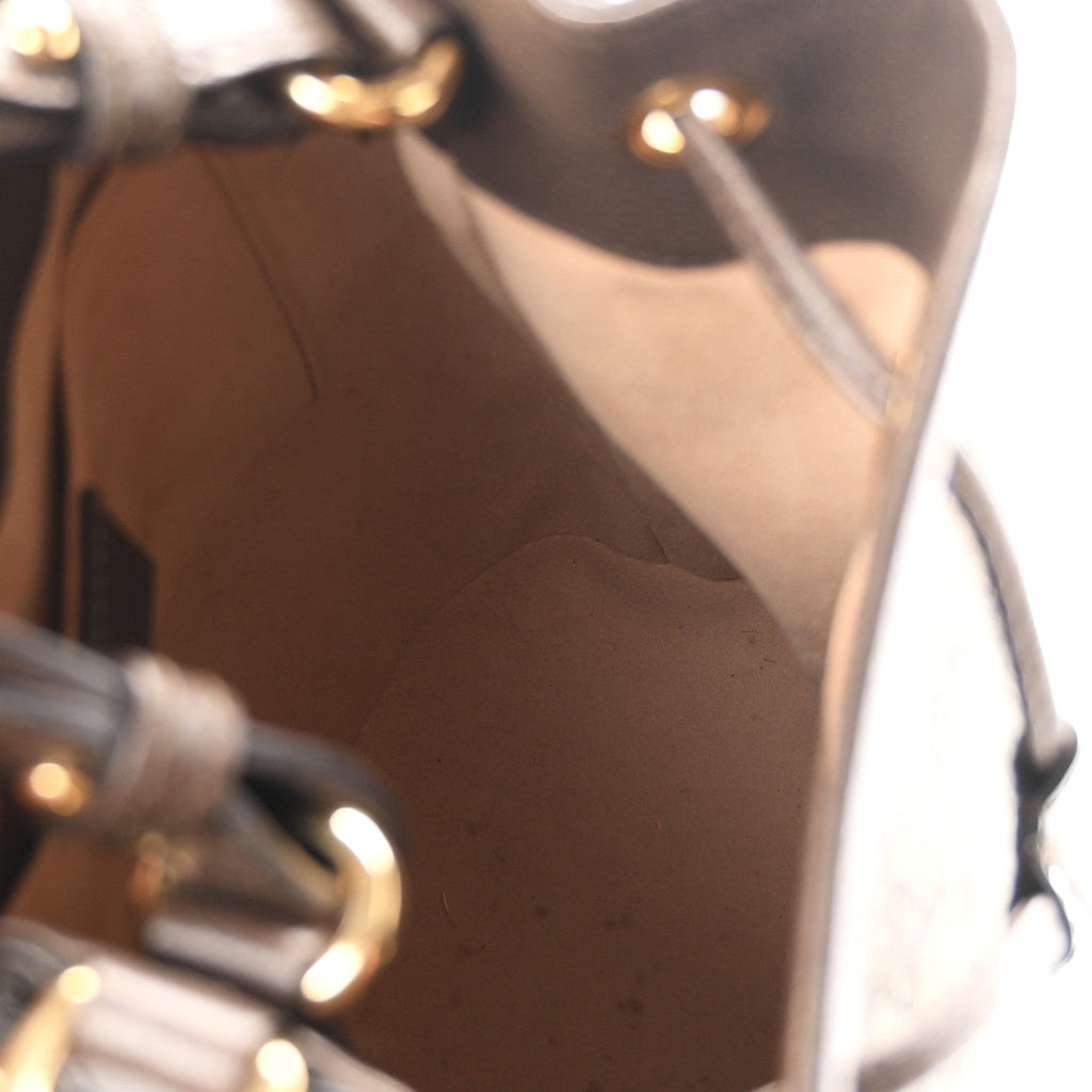 GG Supreme Monogram Web Small Ophidia Bucket Bag Brown wholesalehk.shop