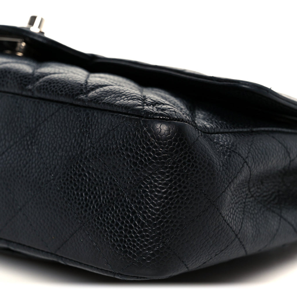Caviar Quilted Medium Double Flap Black wholesalehk.shop