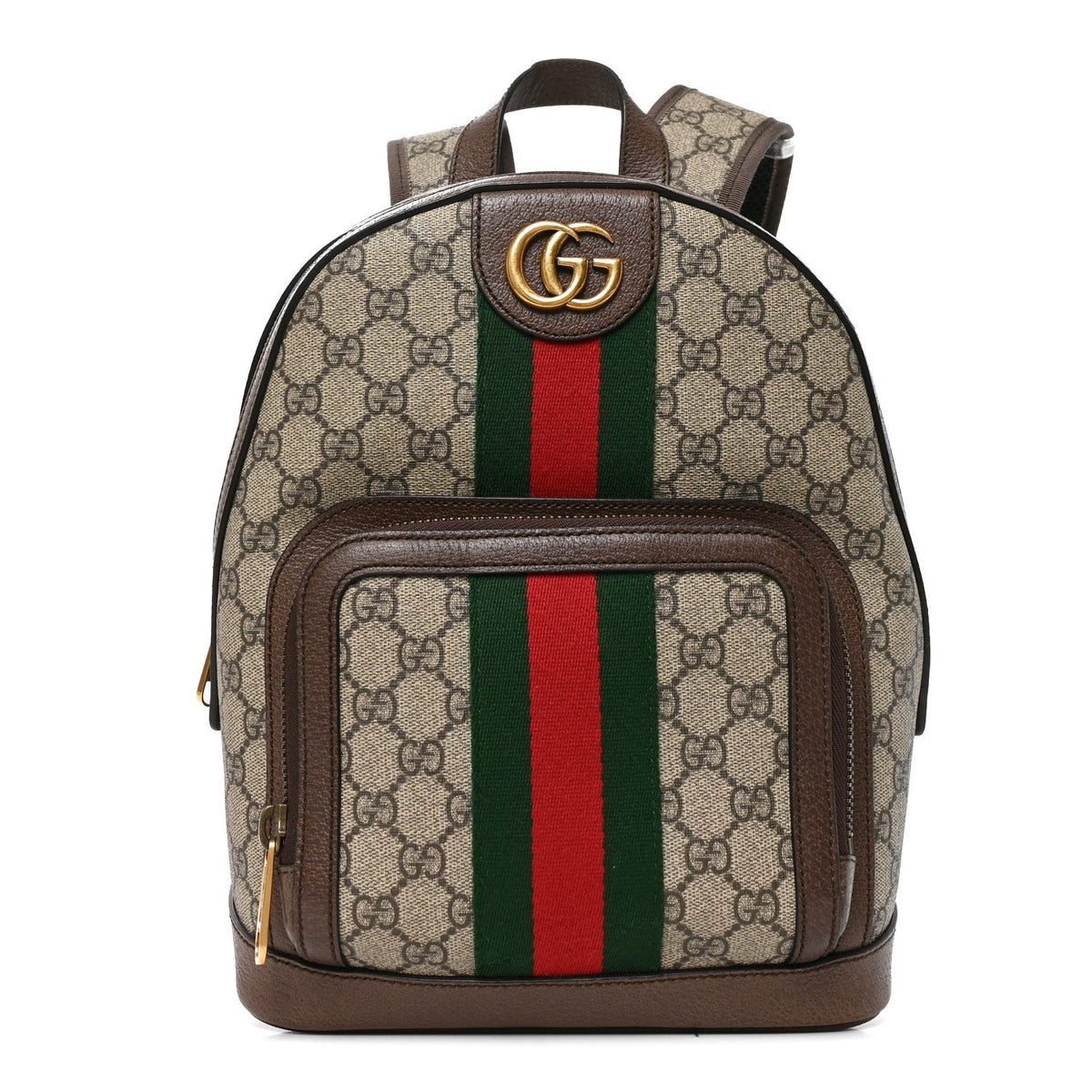 GG Supreme Monogram Calfskin Web Small Ophidia Day Backpack Beige Ebony New Acero wholesalehk.shop