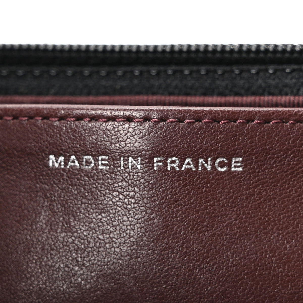 Lambskin Quilted Wallet On Chain WOC Black wholesalehk.shop
